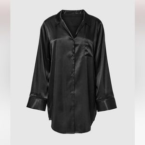 LA SENZA Satin Sleep Shirt, Medium (NWOT)